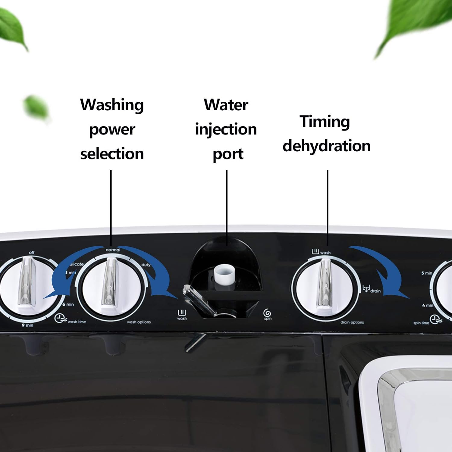 KUPPET Compact Twin Tub Portable Mini Washing Machine 21lbs Capacity Review