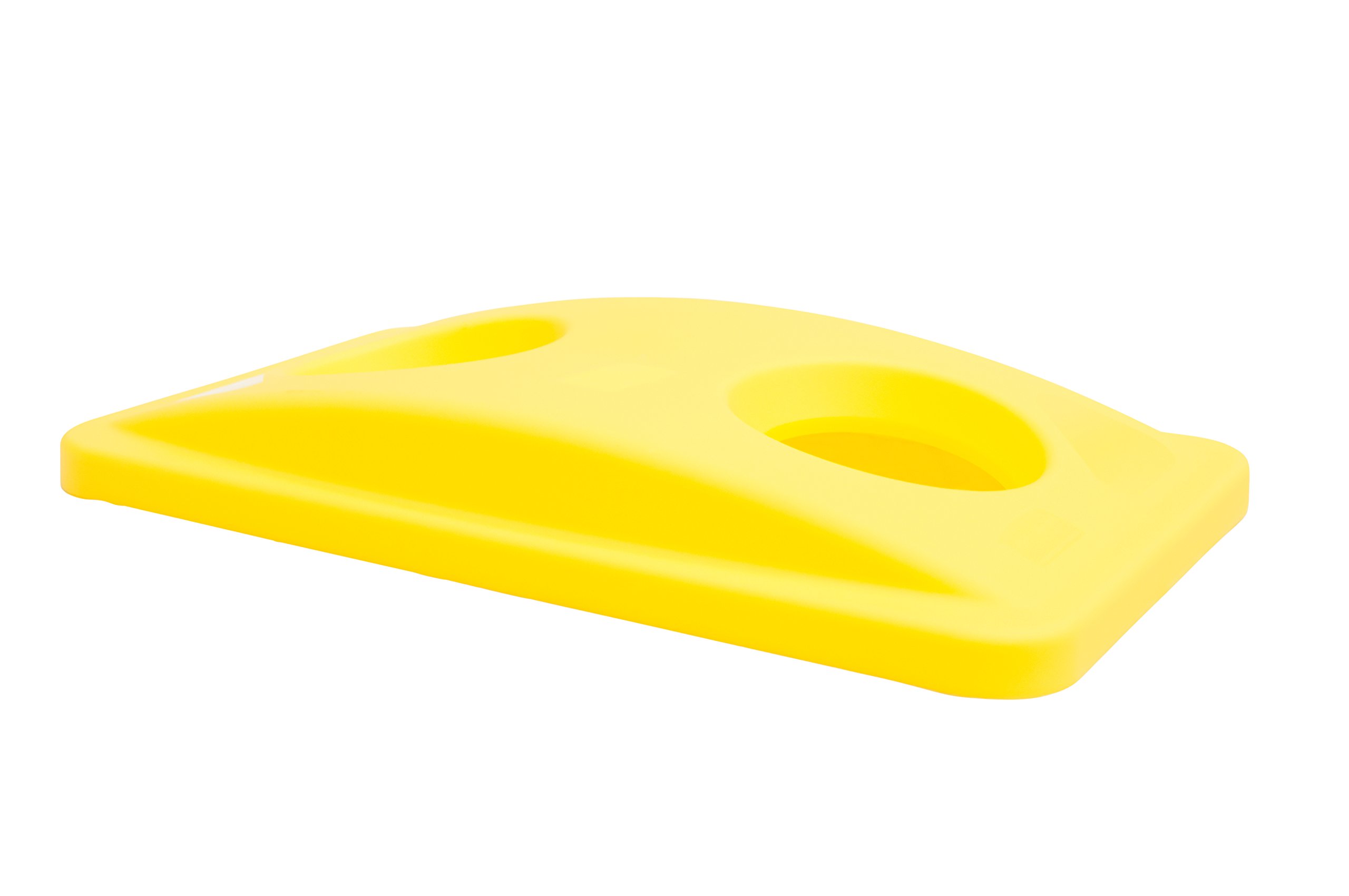 Rubbermaid Commercial Products Slim Jim Bottle Lid Yellow FG269288YEL