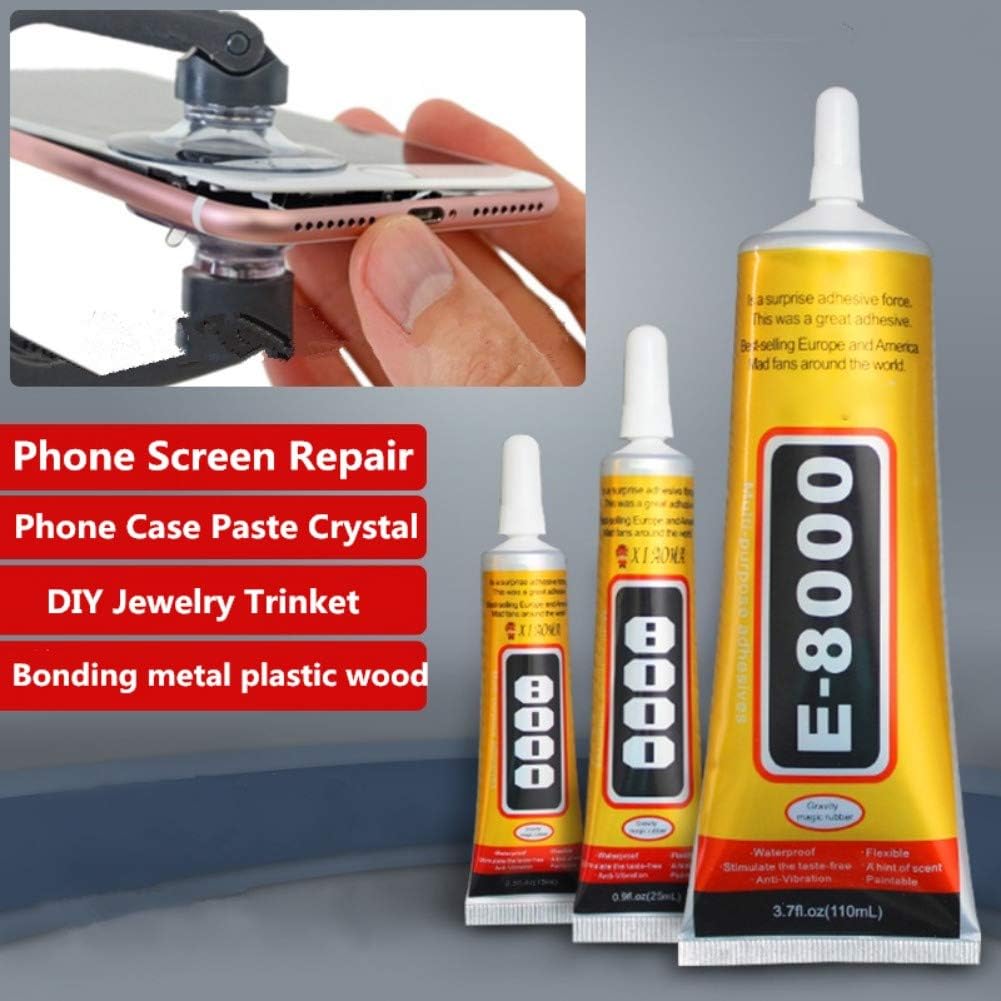 Pretty Comy Multi-Purpose E8000 Liquid Glue DIY Strong Adhesive for Jewelry Crafts Crystal Rhinestone: Toys & Games