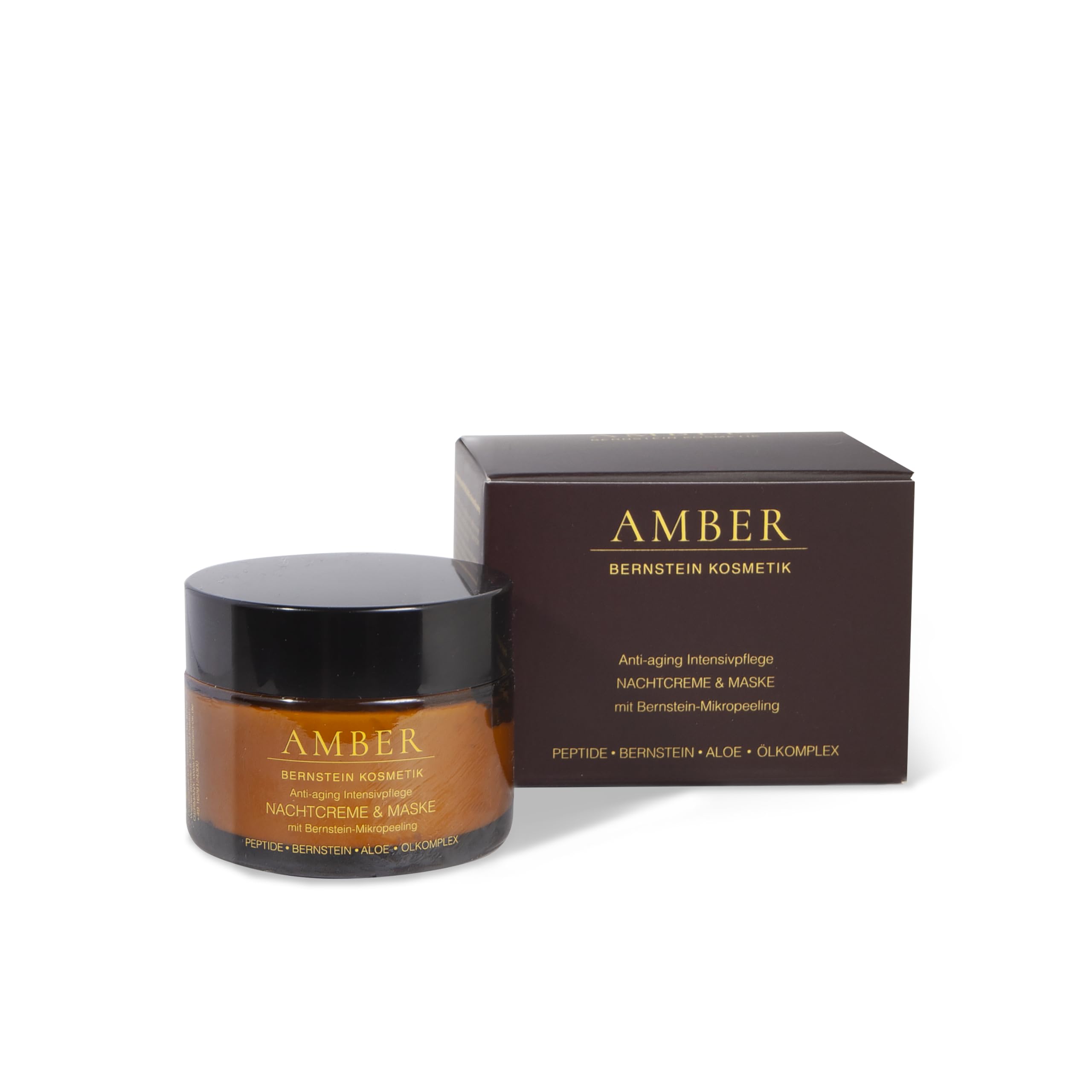 Anti-Ageing Intensive Care Night Cream & Mask with Amber Micro Scrub 50 ml