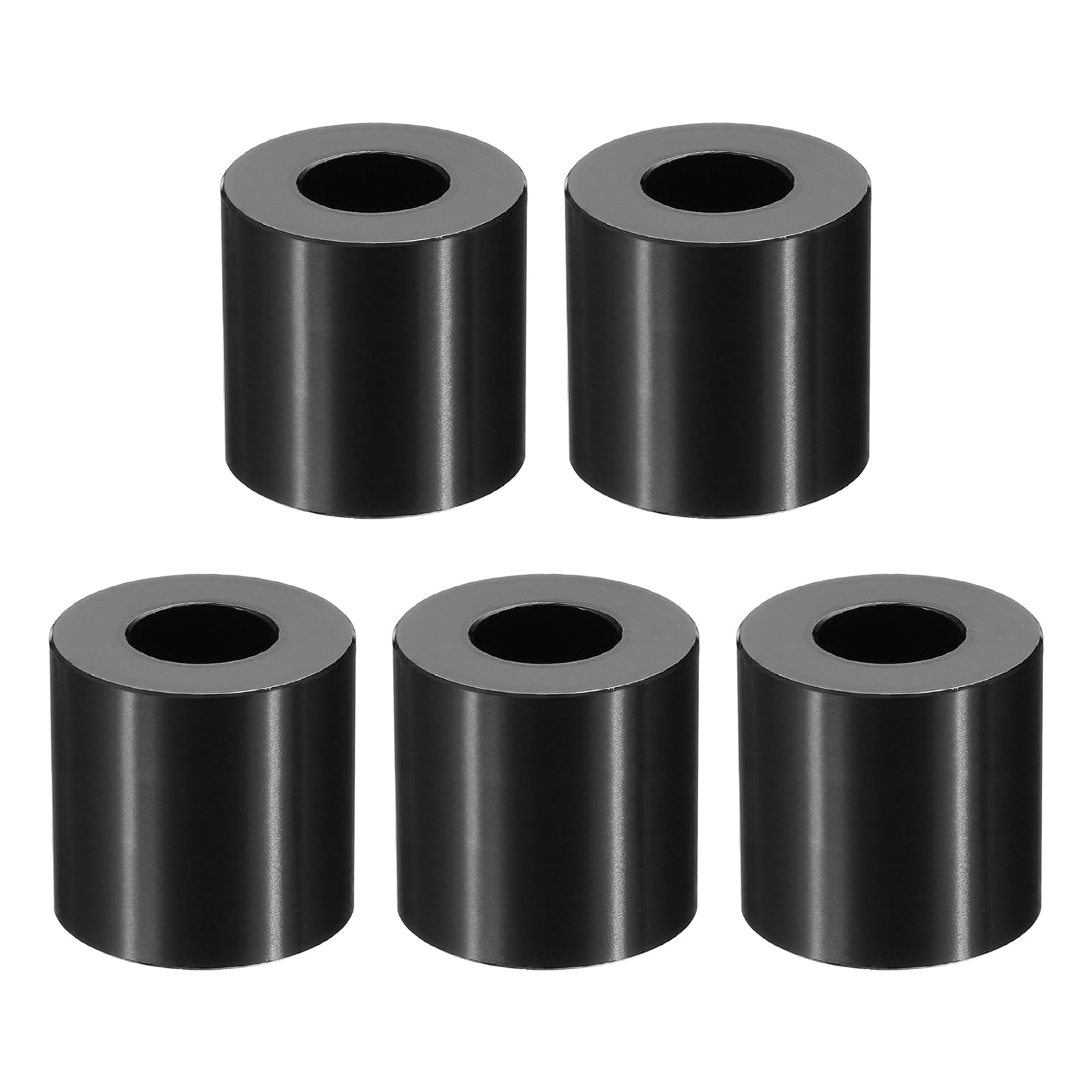 PATIKIL M12 Aluminum Spacers, 5 Pcs Metal Spacer Aluminum M12 x 1" OD x 1" L Aluminum Spacer Screw Standoff Round for 1/2" or M12 Screw Bolts — image 1