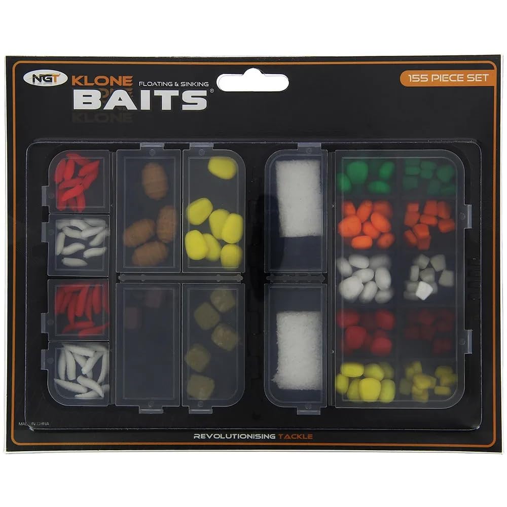 NGT Klone Baits Set (155 Piece) - Green, One Size