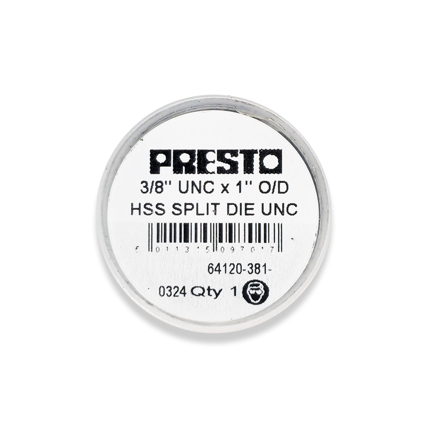 Presto 64120-381- UNC HSS Circular Adjustable Split Die