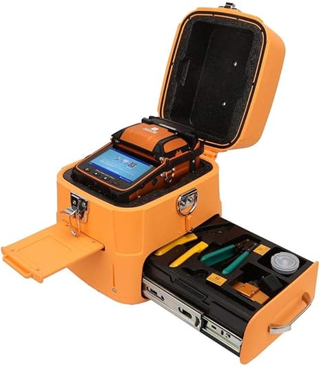 Empalmador de fusión de fibra óptica