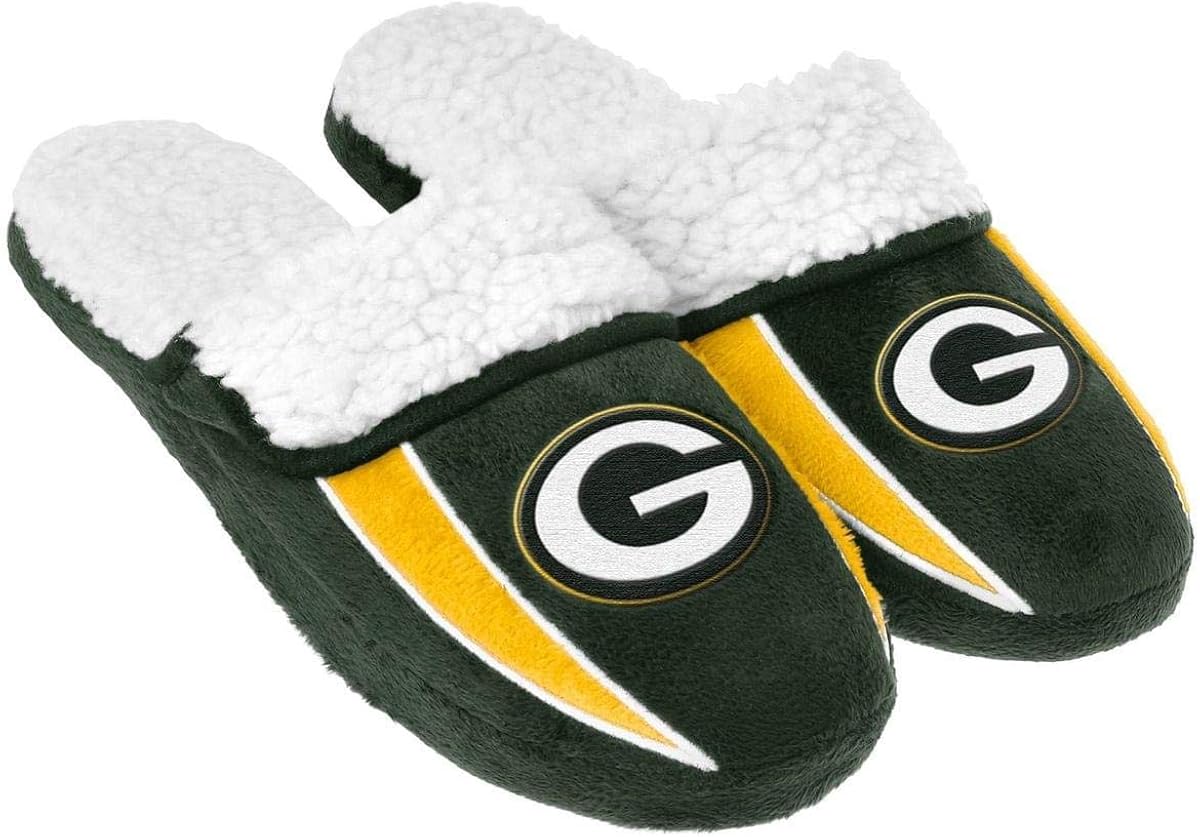 mens packers slippers