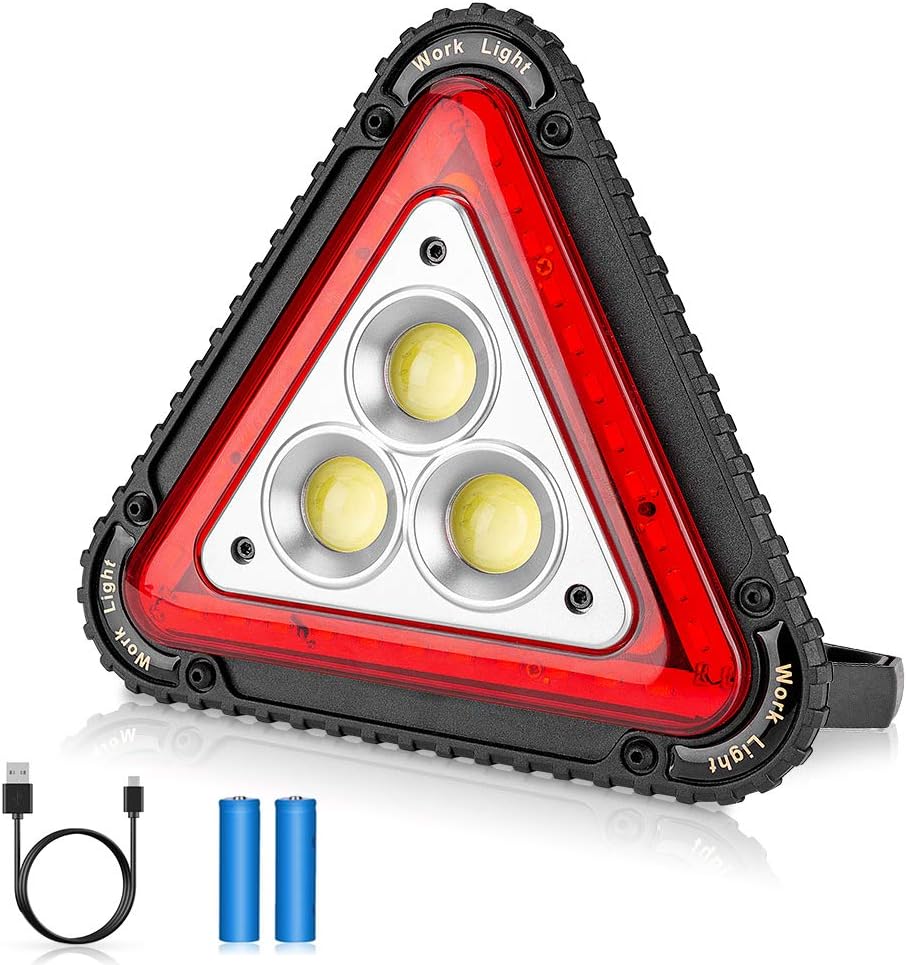 Luz de Trabajo LED Recargable Linkax Luz de Inundación,Impermeable Luz