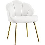 Yaheetech Vanity Chair, Velvet Accent Chair with