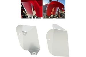 KUAFU Air Shrouds Compatible with 1993-2004 Honda TRX 400EX Air Engine Cooler Scoop Kit W/6 Bolts Silver Aluminum
