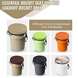 Ironraw 5 Gallon Bucket Seat for Yeti Only, 360