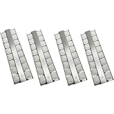 Tmozyar 18" Ceramic Briquette Tray Heat Plates, Burner Cover with briquettes Replacement for Viking VGBQ33603RESS, VGBQ53024 Gas Grill