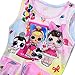 MagJazzy Little Girls Casual Dress Sleeveless Digital Printing Pageant Party Birthday Dress for Doll Surprised (150cm/ 7-8Y, Balloon Pink)