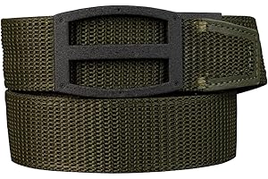 Nexbelt Tactical Ratchet EDC Titan Gun Belt - Cut to Fit Gun Belt for Men - PreciseFit Nylon Reinforced Belt with 1 1/2" Width Strap - OD Green