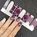 6 Different Sheets Shinny Nail Art Tips Stickers False Nail Design Manicure Sets (Style B)