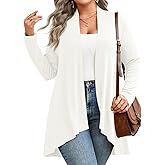 Anymiss Womens Plus Size Cardigan 2026 Lightweight Long Sleeve Jacket 1X-5X