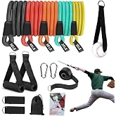 ENERACES Baseball Resistance Bands for Pitchers &ndash; Pro-Grade Arm Strength &amp; Pitching Bands