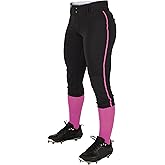 Champro Girls Tournament Traditional Low-Rise Softball Pants with Braid
