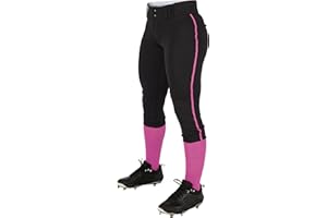 Champro Womens Tournament Traditional Low-Rise Softball Pants with Braid