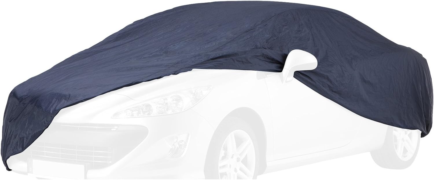 Cartrend 70331 Vollgarage "New Generation" wetterfest, Größe S, Polyester blau, für VW-Polo u. ä. Modelle