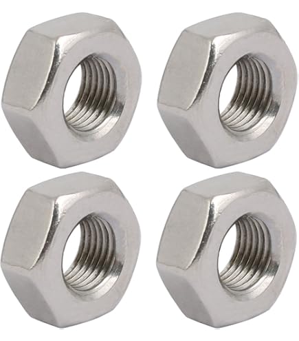 thumbnail image 2 of 100-Pack M10-1.5 Metric Hex Nuts - Steel, Grade 8.8, DIN 934, Plain Finish By Rivercity Fastener 2 of 4