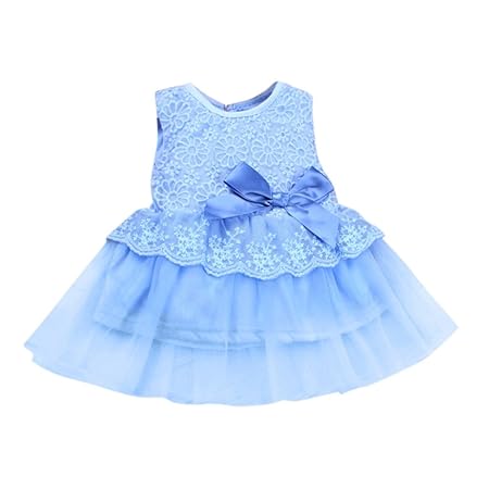 Btruely Mädchen Prinzessin Kleid Hochzeit Baby Brautjungfern Kleid Bowknot Abendkleid Blumen Cocktailkleid Ballkleid Blumenkl