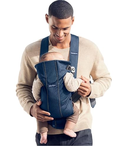 Amazon.com: BabyBjörn Baby Carrier Harmony, Woven mélange, Blue