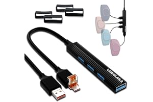 LAIDOLAILA USB-A & USB-C 2 in1 MultiCharger for MagicBand+, 2025, Magic Band Plus Compatible with FuelRod & Other External Battery. Disneyland Accessories for Trip to Disney World,(1-Pack)