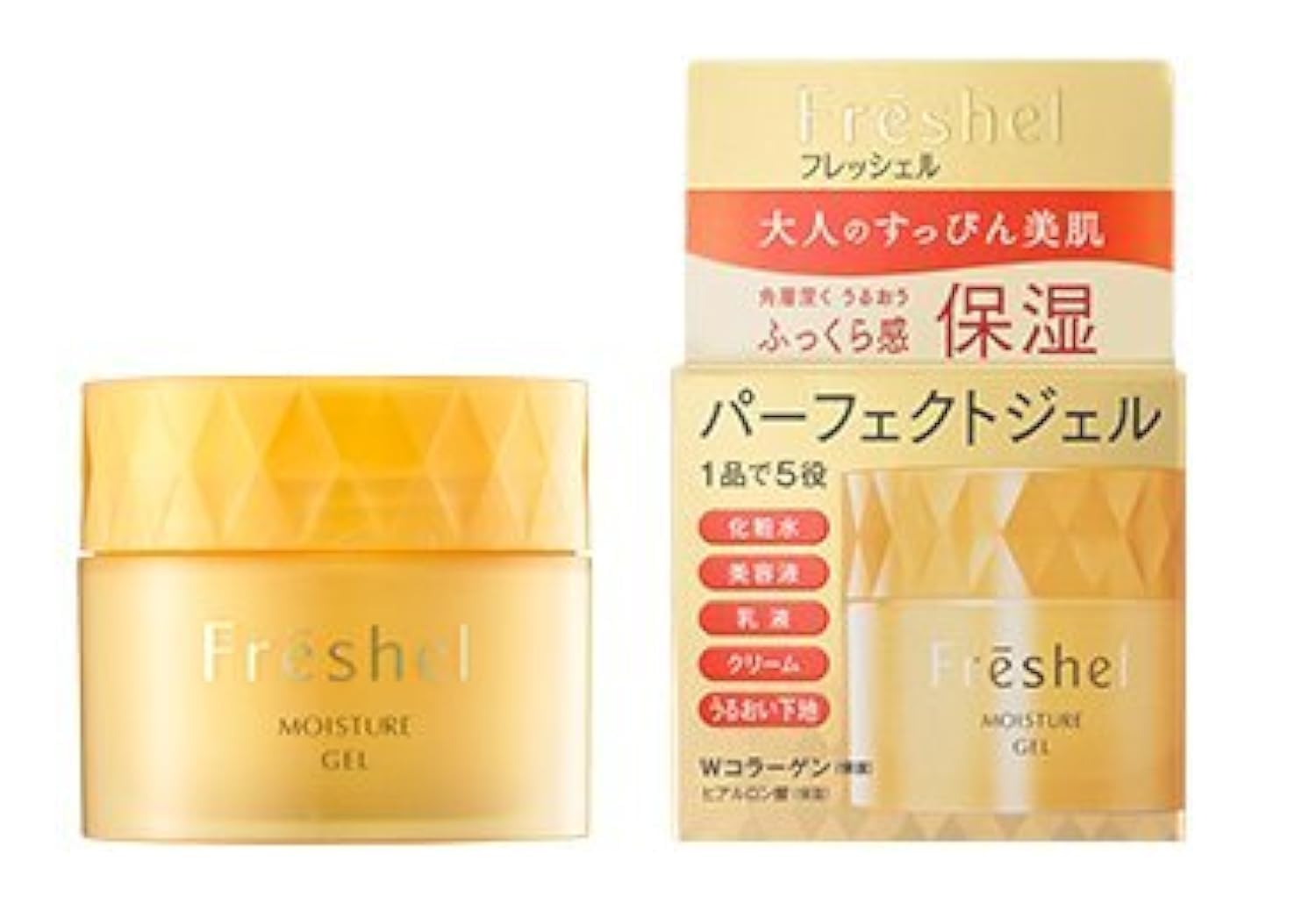 Kanebo Freshel Aqua Moisture Gel 80g - Moist N (Green Tea Set)