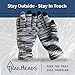 TrailHeads Women's Space Dye Touch Screen Knit Gloves - black & white