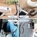Coiled Charging Cable, CAFELE 2 Pack Retractable Phone Charger Cord USB Powerline Compatible for iPhone Xs/XS MAX/X / 8/7 / 6 Plus, iPad - (Black/5ft)