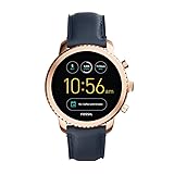 Fossil Q Men's 'Q Explorist' Quartz Stainless Steel and Leather Casual Watch, Co