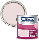 Johnstone's One Coat Matt Emulsion Paint Rosebud 2.5L view 2