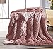 Chanasya Premium Solid Faux Long Fur Throw Blanket - Soft, Fuzzy Throw Blanket - for Bed or Couch - 50