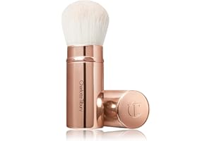 Charlotte Tilbury The Air-Brush Bronzing Brush - Kabuki-Style Retractable for Seamless, Airbrushed, Sun-Kissed Finish - Designed for Airbrush Bronzer