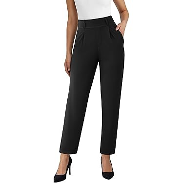 slim fit dress slacks Royal Blue Baggy Pants – Loose Fit Elastic Waist – Elegance Boutique