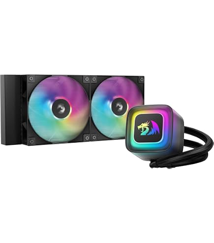 RLECS 2 Staffe Di Raffreddamento Regolabili Per CPU - Backplane In Plastica Per Intel 775/1155/1156/1366, Colore Giallo/nero