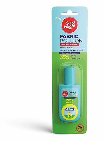 Good Knight Fabric Roll On Personal Repellent (8ml, Bubblegum)