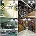 Led Garage Lights Motion Sensor Garage Lighting 60W 6000 LM Three Leaf Garage Led Lights Ceiling Led Adjustable Light Deformable Garage Light Bulb (Motion Activated Version)