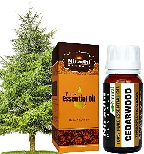 Cedarwood Oil from Niradhi Herbals : Best Therapeutic Grade Essential Oil-30 ml/1 FL OZ
