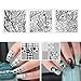 NICOLE DIARY Prime 5Pcs Nail Art Stamp Template Square Plates DIY Flower Image Stamping Plate NDP111-115