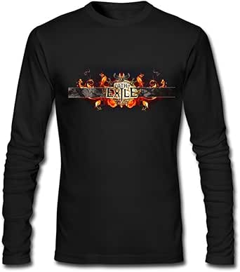 Amazon.com: EnHui Man Path of Exile Logo O Neck Long ...