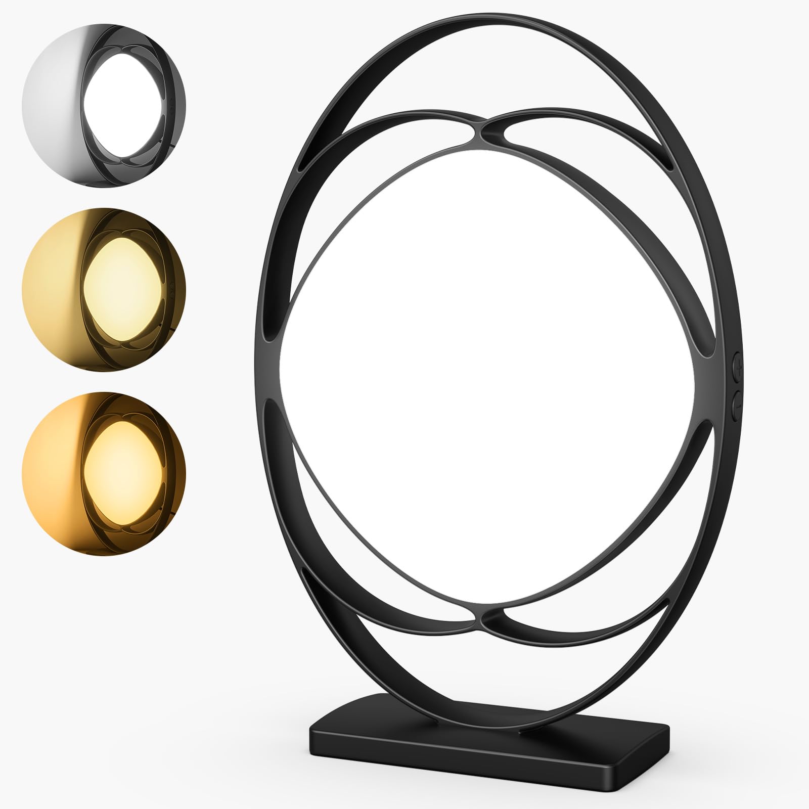 Wopigh Sad Lamp, 10000Lux Sad Light, Light Therapy Lamp, Happy Sunlight Lamp, 3 Color Temperature & 4 Timer & 5 Brightness, Memory Function LED Daylight Lamp, Use for Home/Office/Decoration.