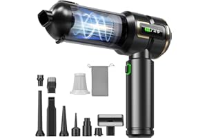 Car Vacuum Cleaner Cordless Powerful, 24000PA Handheld Vacuum Portable, Mini Vacuum with 3 Modes, LED Display, One-Click Empt