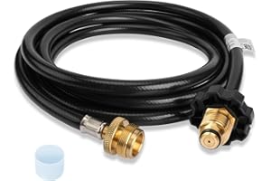 F273704 10-ft Propane Adapter Hose Assembly Compatible with Heater Buddy Series for Big Buddy/Little Buddy/Portable Buddy Acc