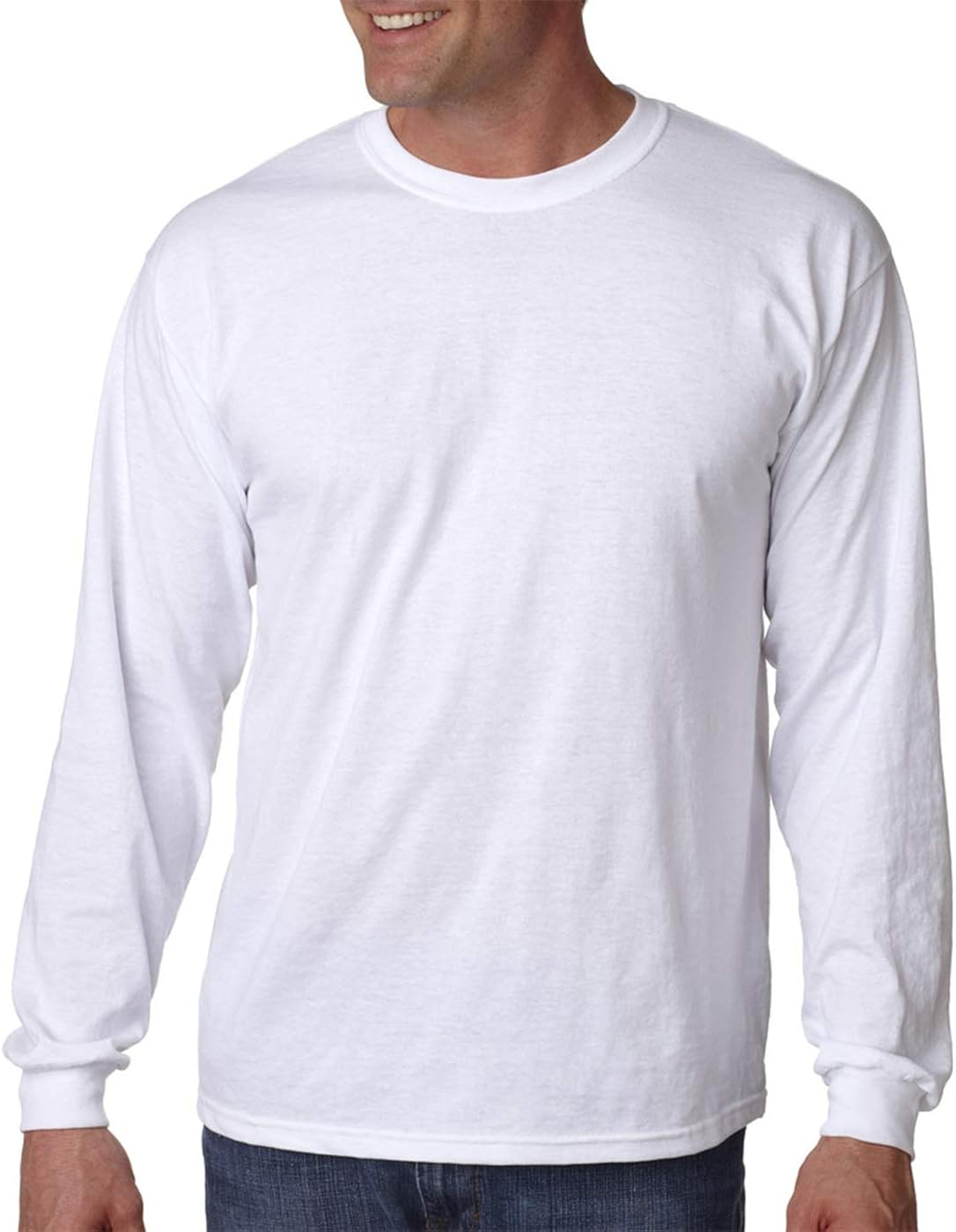 Gildan Men's G2400 Ultra Cotton Jersey Long Sleeve Tee | 