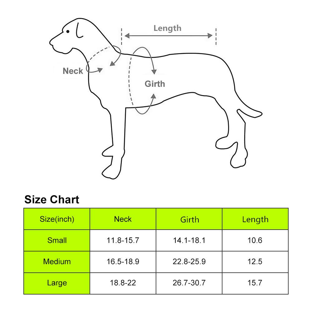 Clan_X Reflective Dog Vest, High-Visible Lightweight Dog Safety Cloth to Keep Dogs Safe, Adjustable Sizes to Fit Small, Medium, Large Breeds for Walking, Hunting, Jogging, Training. (M, Green)