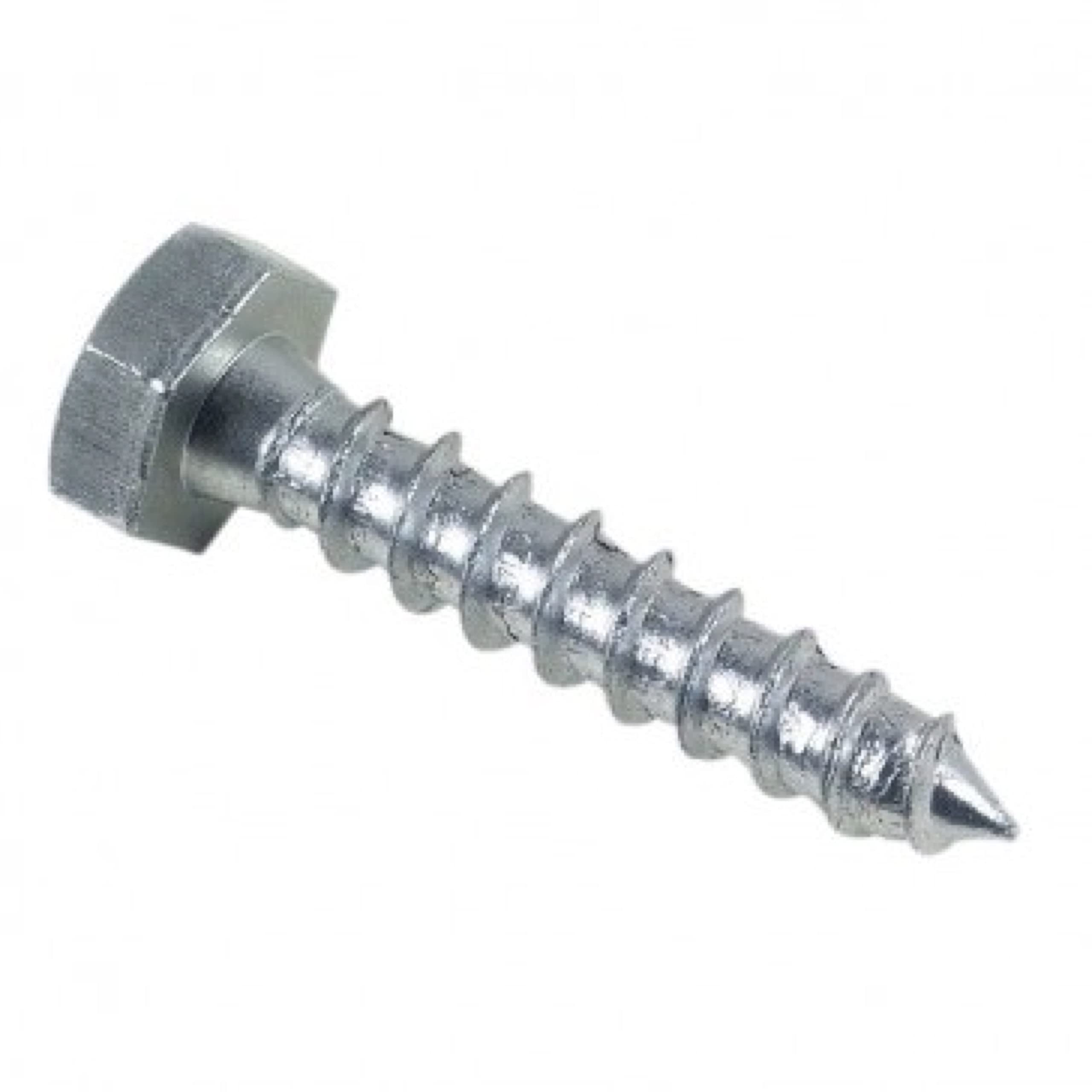 LENNIE TIR1216002B Coach Screw Diameter 12 x 160 cm Box of 25 White Zinc Plated