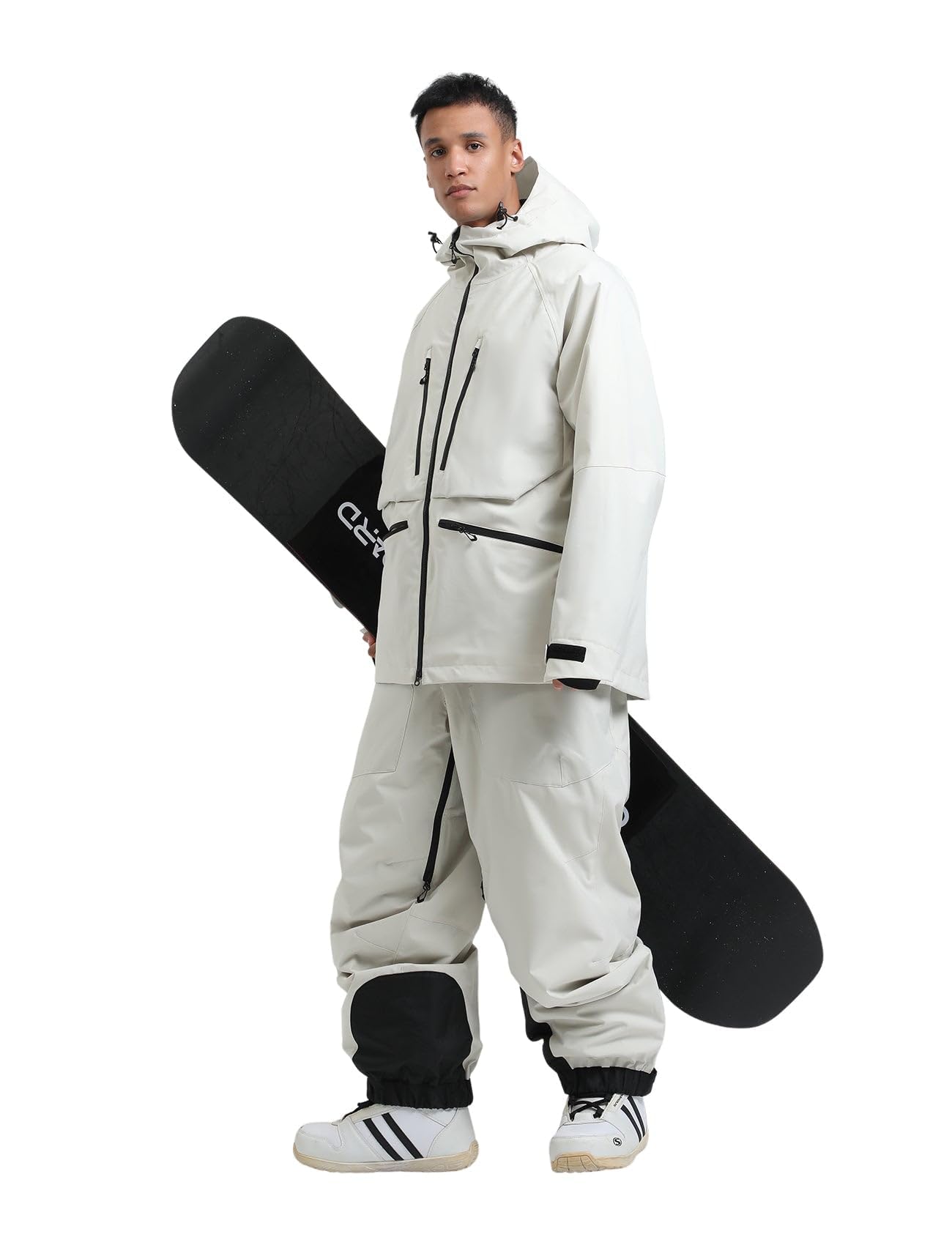 Photo 1 of GSOU SNOW Mens Ski Jacket and Pants Set Ski Suit Snowboard Bibs Snowsuit Snow Coats Waterproof Hooded