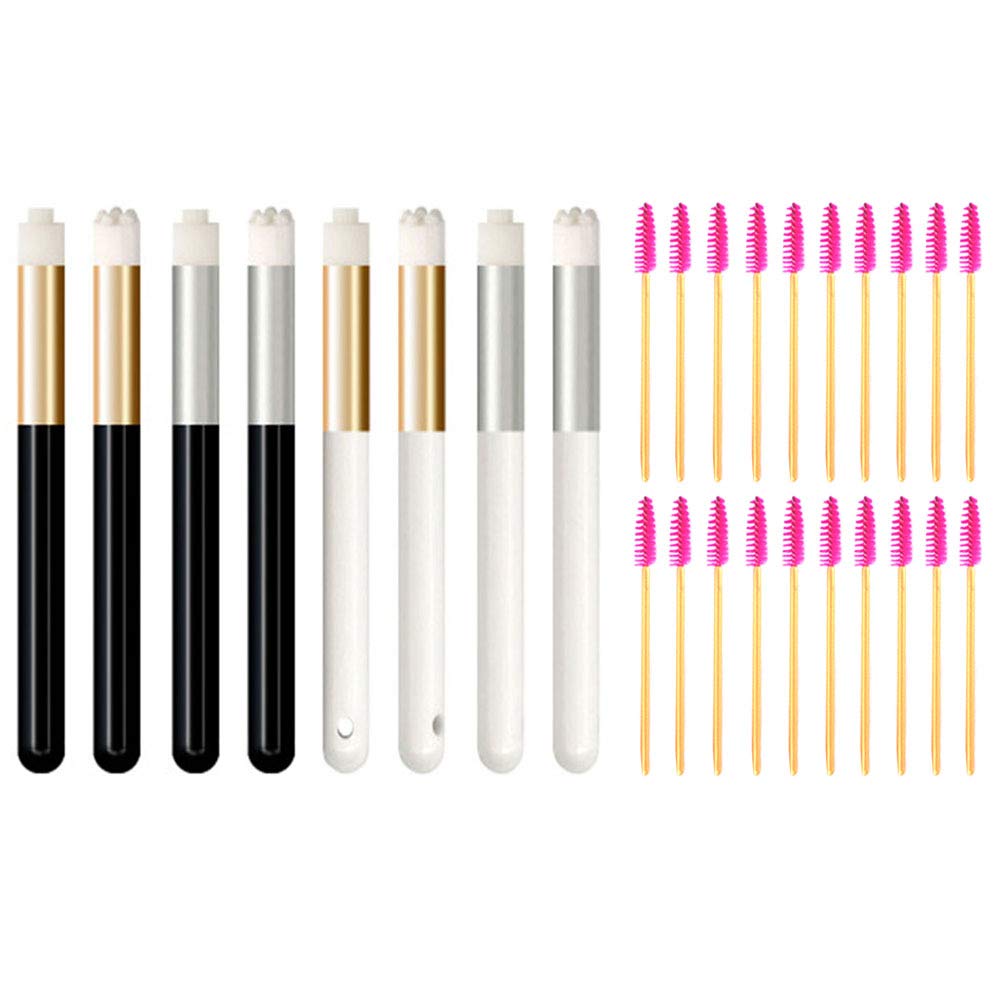 28 Pieces Lash Shampoo Brush,Eyelash Extension Cleaning Brushes,Lash Cleansing Brush, Blackhead Remover Nose Cleaning Brushes Facial