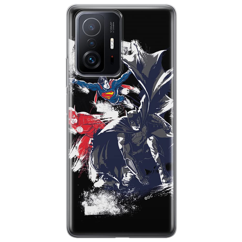 ERT GROUP mobile phone case for Xiaomi 11T 5G / 11T PRO 5G original and officially Licensed DC pattern Justice League 002 optimally adapted to the shape of the mobile phone, case made of TPU