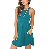 HiMONE Vacation Dresses for Women 2025 Summer Dress Women's Casual Sundresses Casual Beach Petite Sun Dress XS-2XL